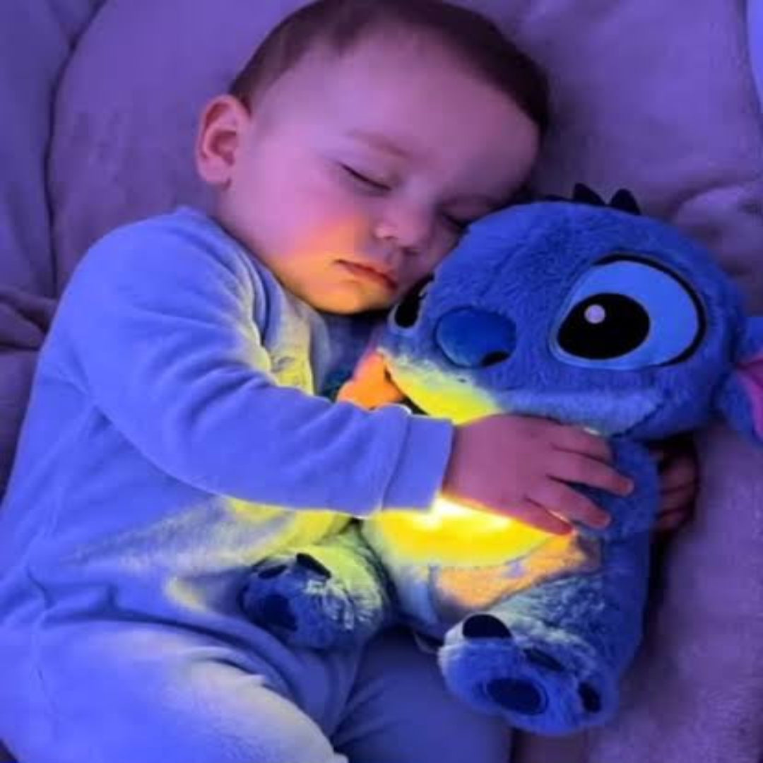 Nefes Alan Işıklı Peluş Uyku Arkadaşı Stitch