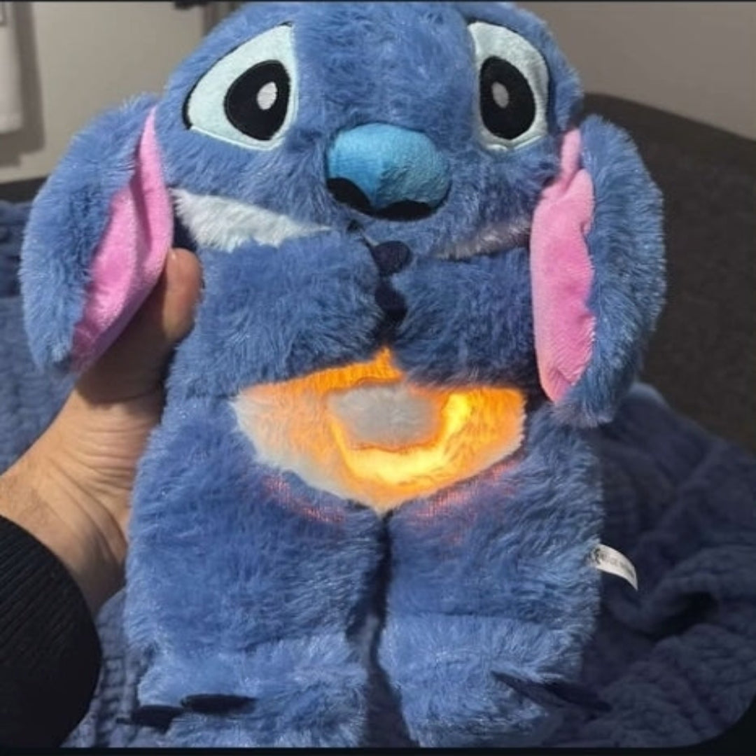 Nefes Alan Işıklı Peluş Uyku Arkadaşı Stitch