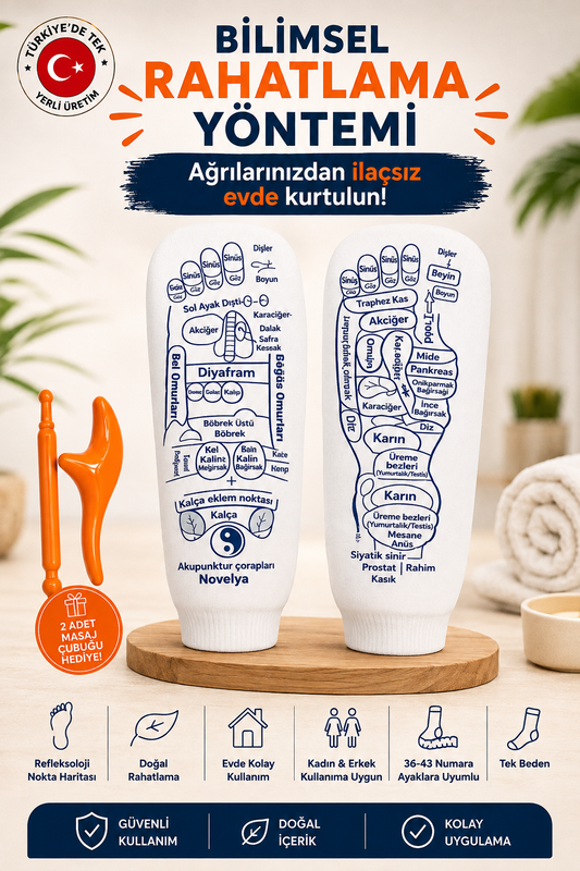 Mirofs Refleksoloji Rahatlatıcı Masaj Çorabı